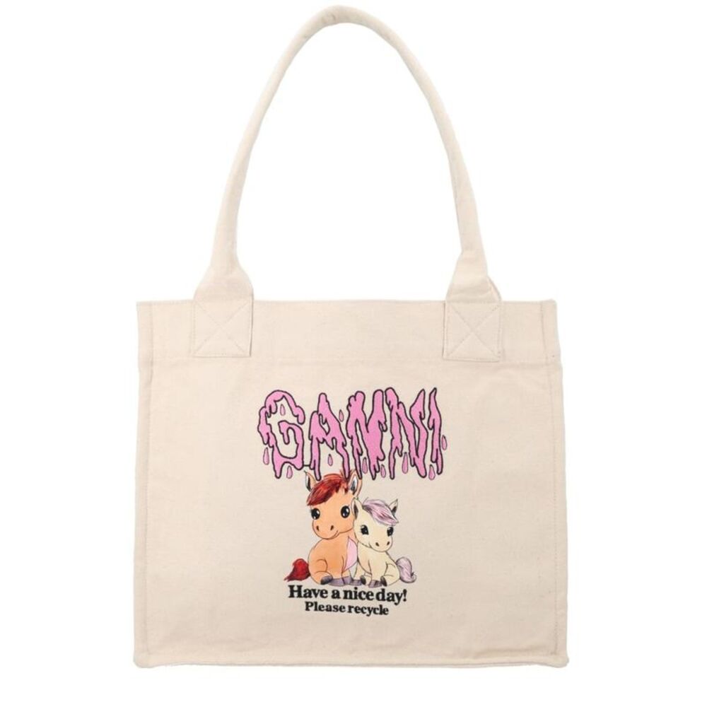 Ganni Women Ganni Women Tote Bag With Print